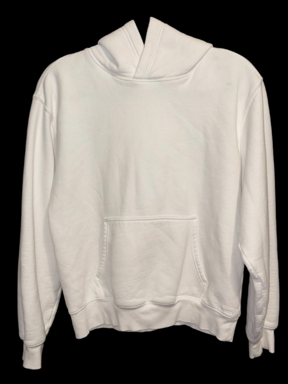 Aritzia Perfect Fit Cozy Sweat Fleece Hoodie In White